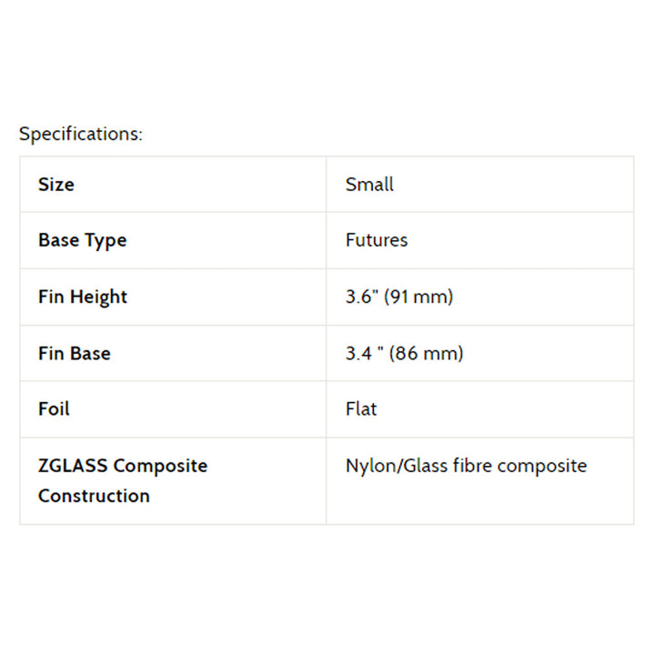 3D Fins - Rip Spit Side Bites - Small - Split Mono (Futures)