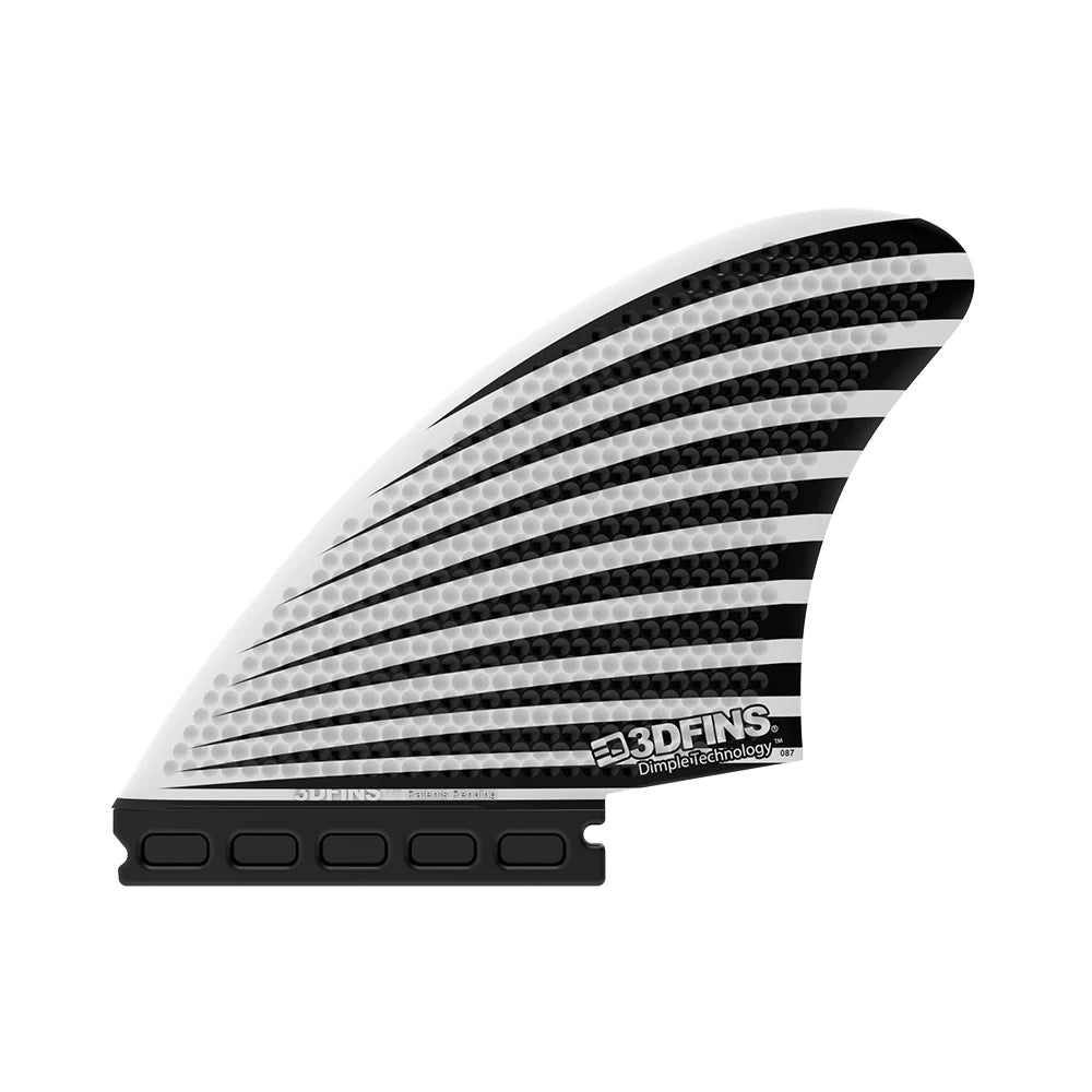 3D Fins - Speed Keel Twin - B&amp;W Starburst (FCS1/Futures)