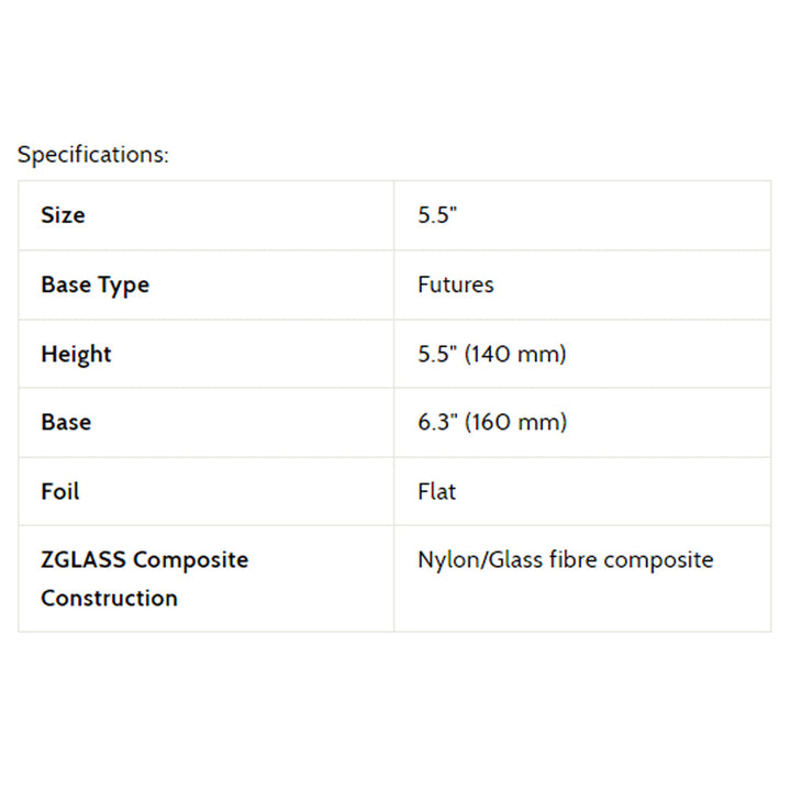 3D Fins - Speed Keel Twin - B&amp;W Starburst (FCS1/Futures)