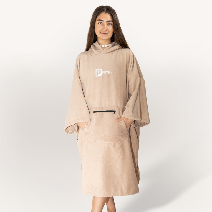 Microfibre Towel Changing Robe | Sand