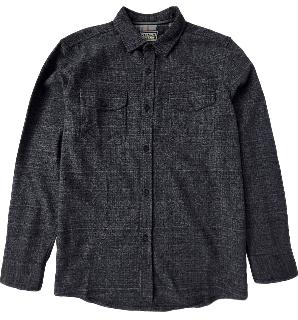 Vissla Creators Norte Eco LS Flannel-Dark naval