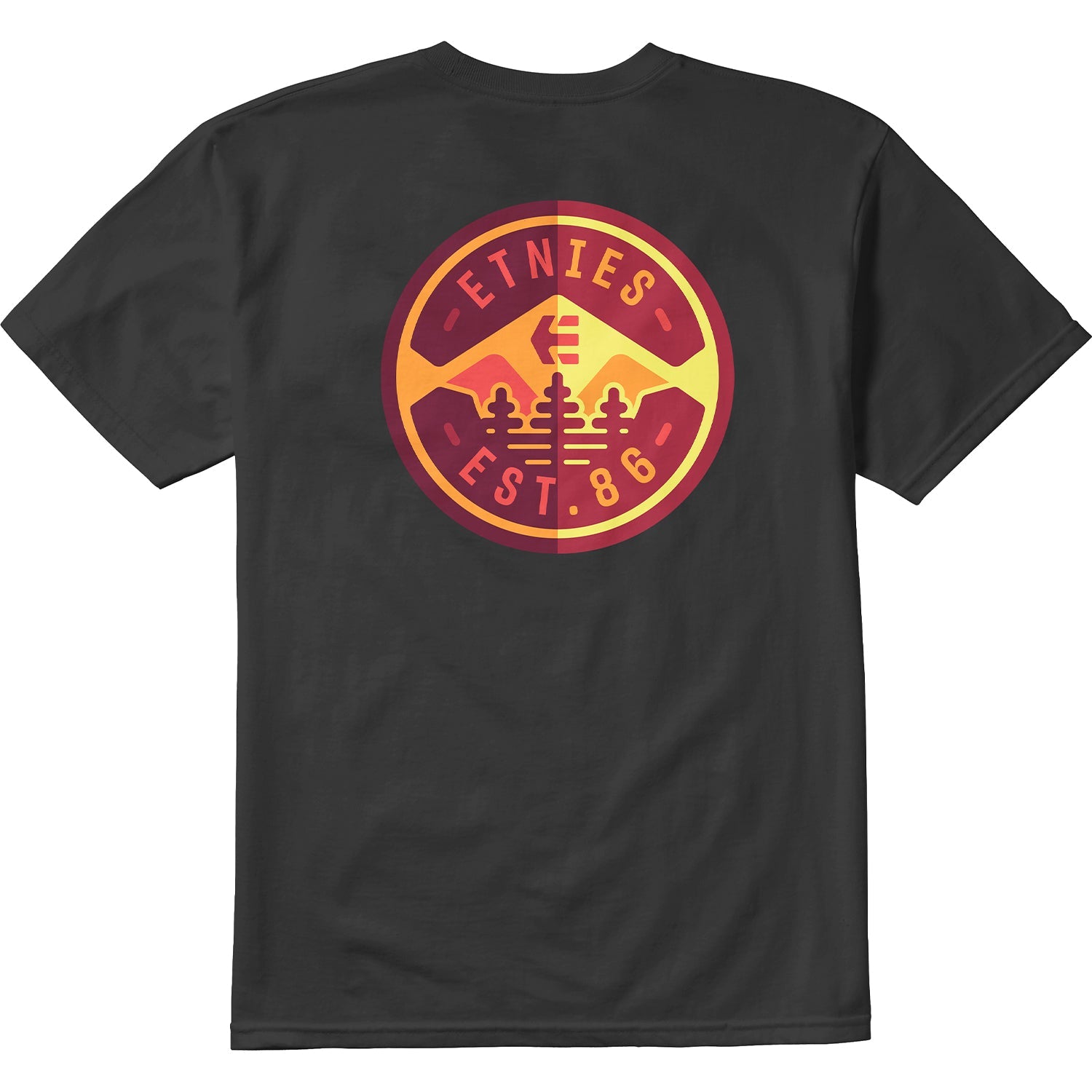 Etnies 3 Pines Tee - Black | T-Shirts | Etnies