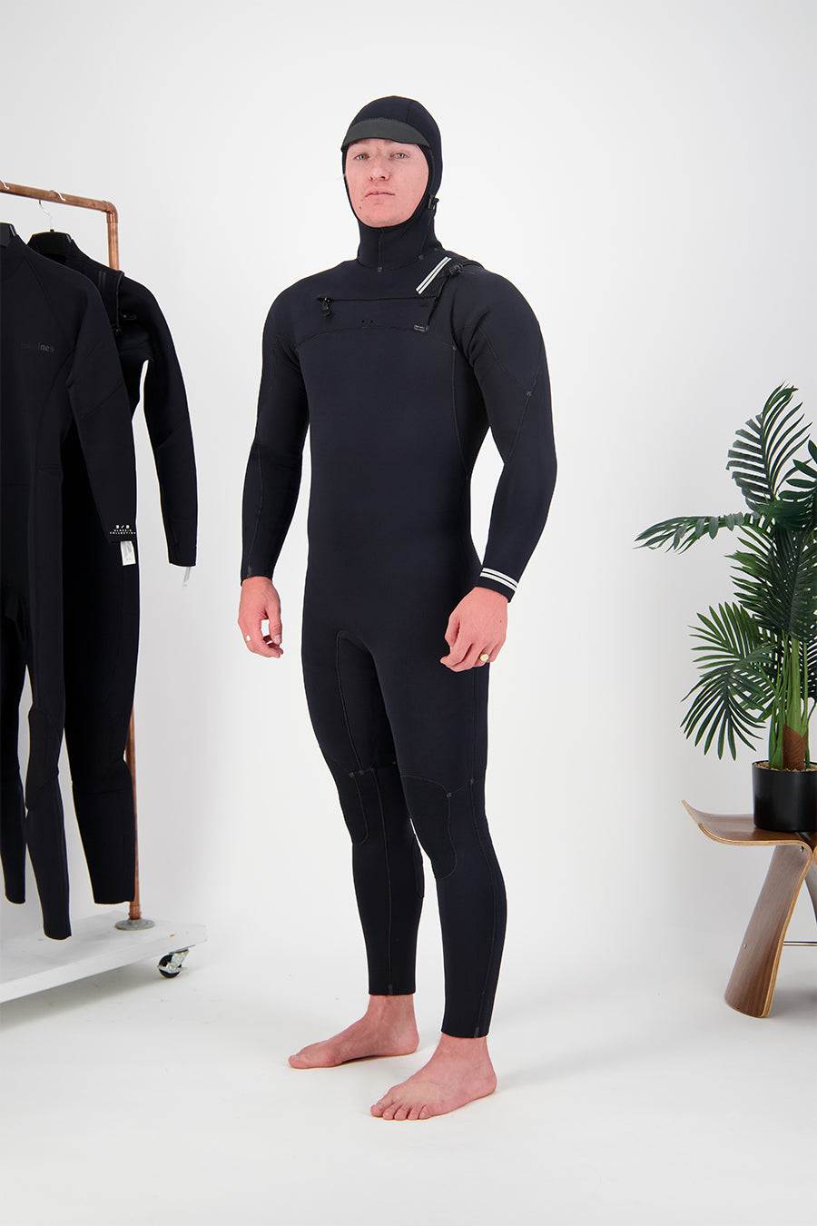 Merino Insulator Series Mens 5/4 Hooded Chest Zip Steamer