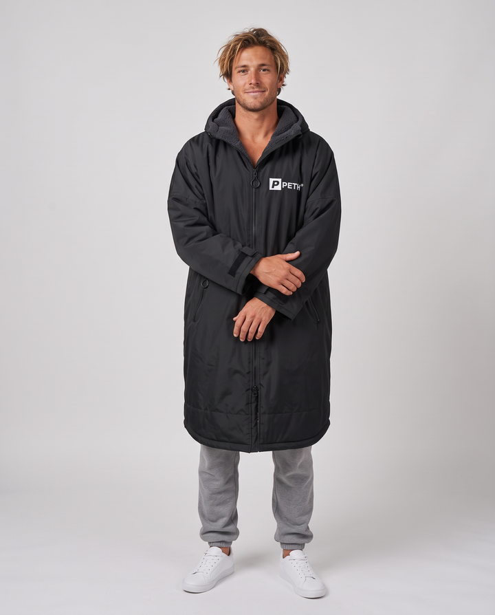 Waterproof Changing Robe | Black