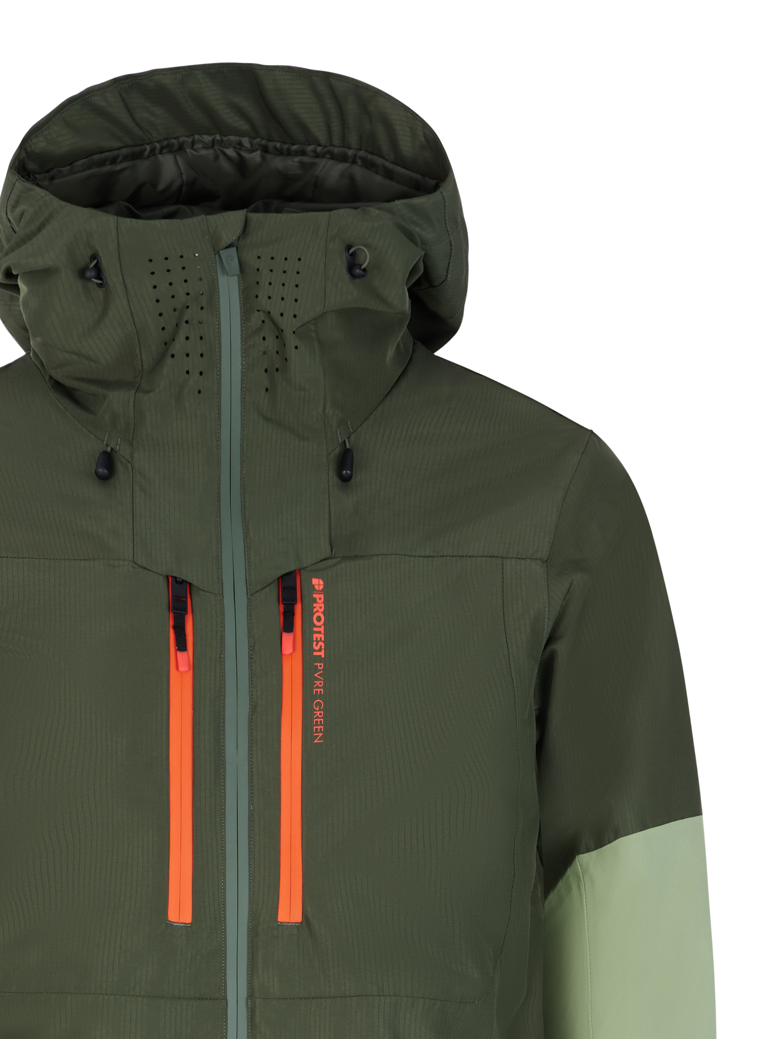 Protest Mens BAKIE snowjacket - Green | Jackets | Protest