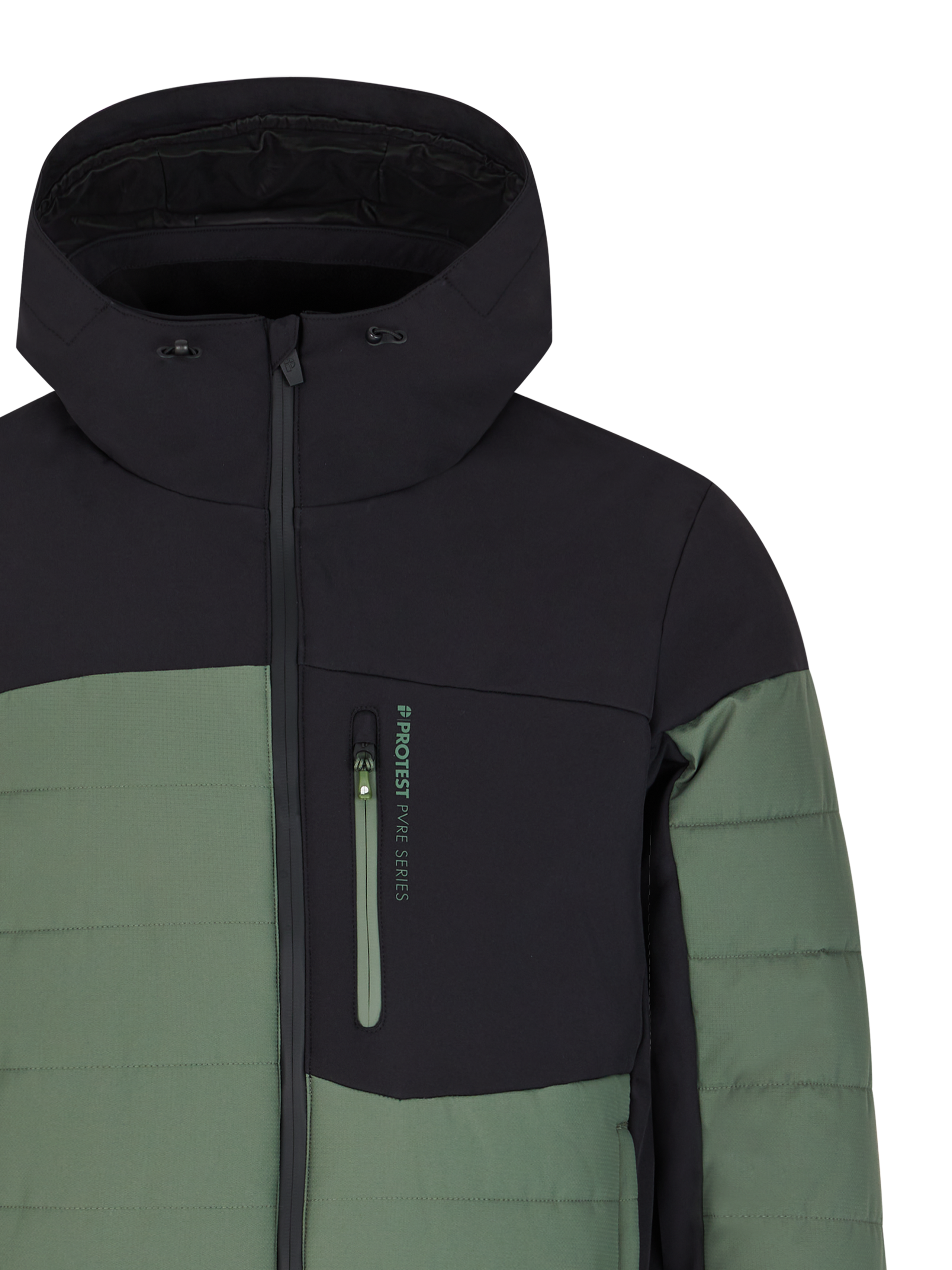 Protest Mens MOUNT snowjacket - Green | Jackets | Protest