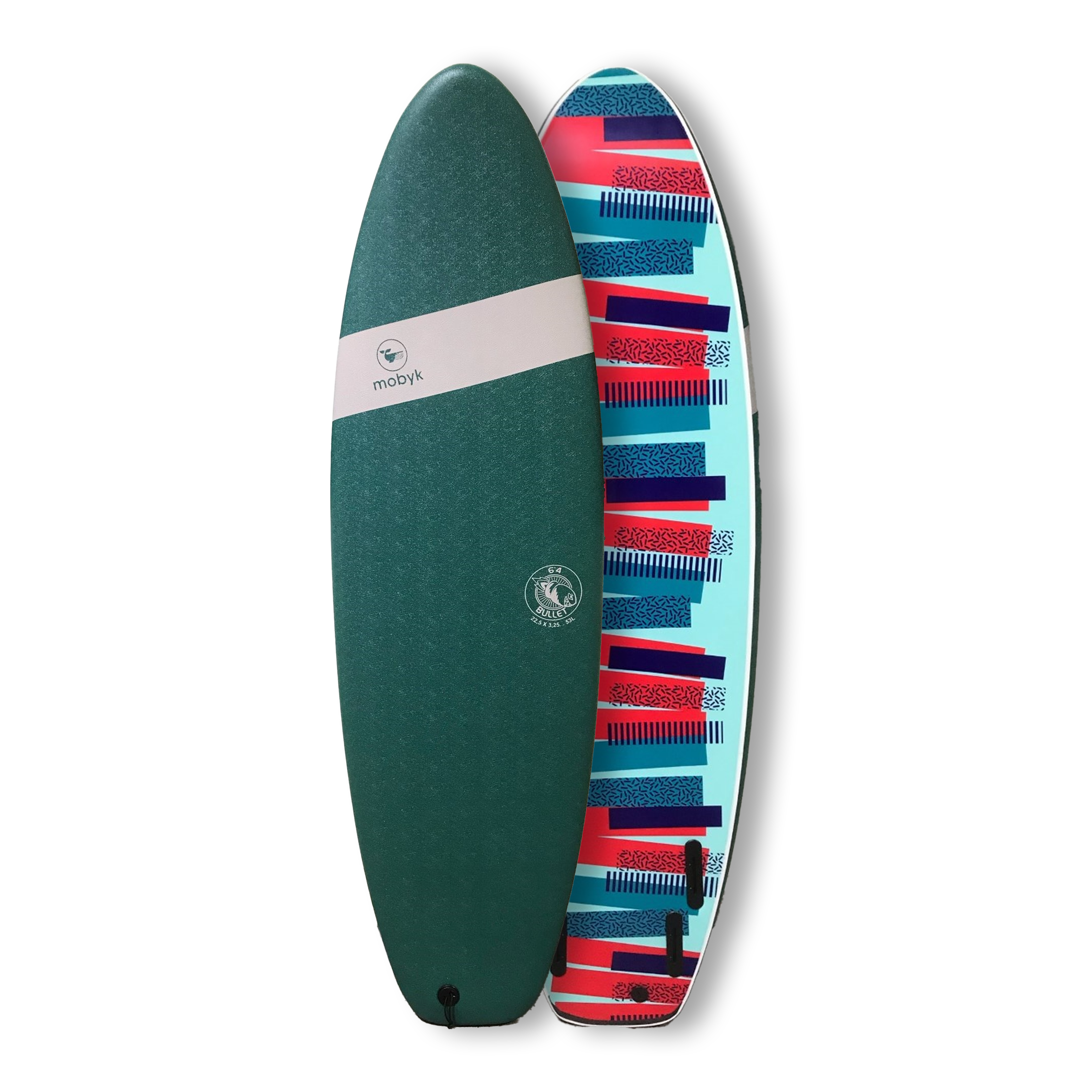 Mobyk Bullet Softboard- Mallard Green | Surfboards | Mobyk