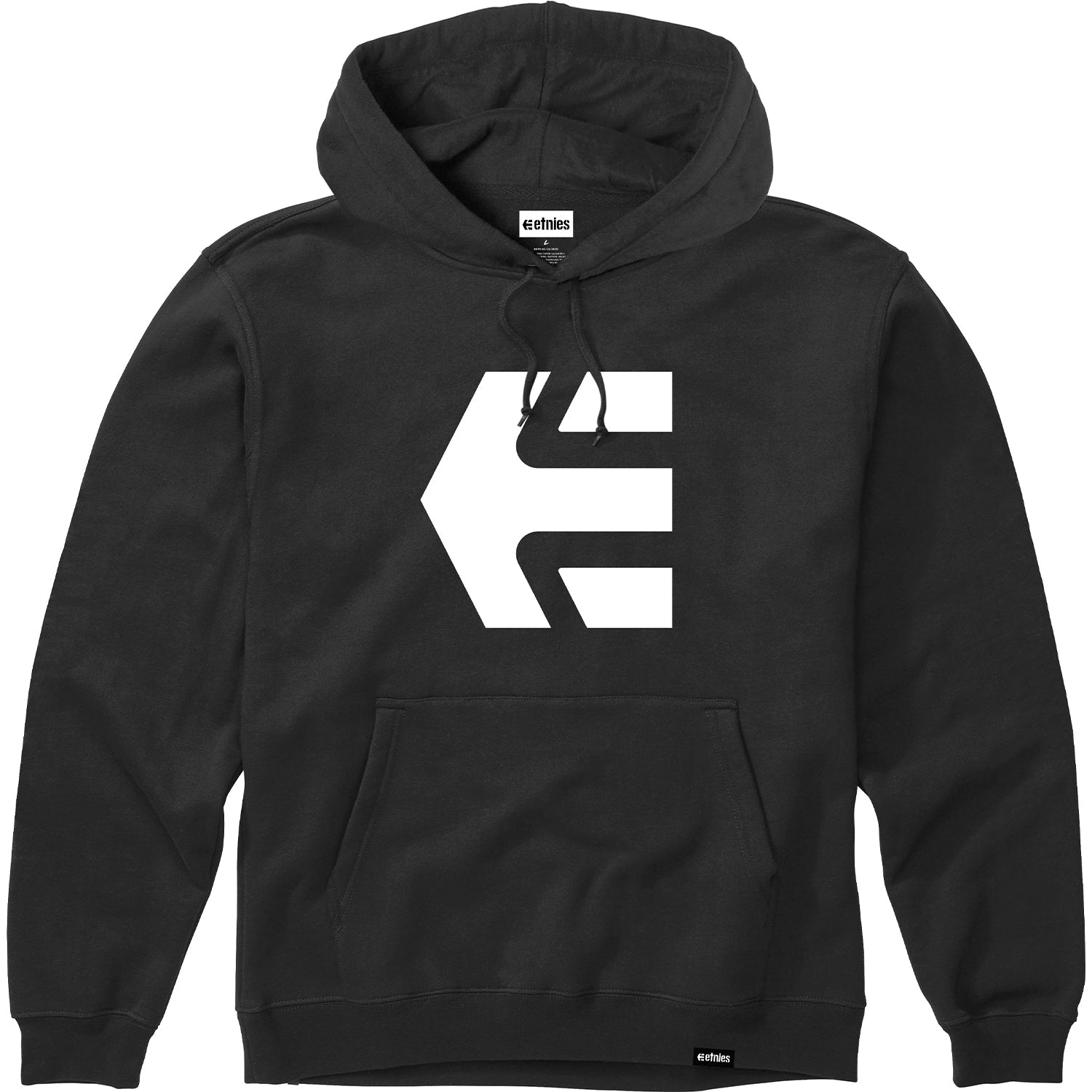 Etnies Classic Icon Hoodie - Black / White | Hoodies | Etnies