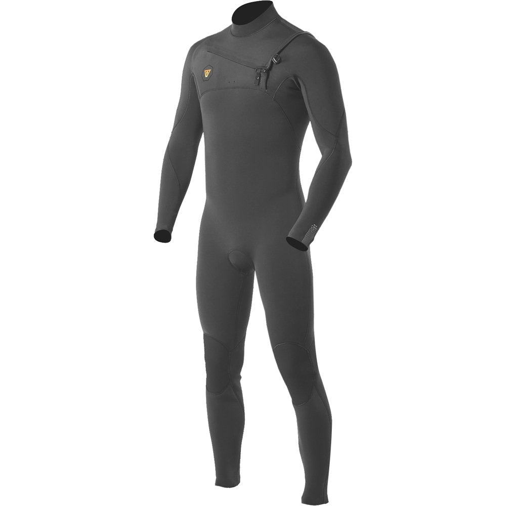 Vissla 7 Seas 4-3 Chest Zip Full Wetsuit - Charcoal