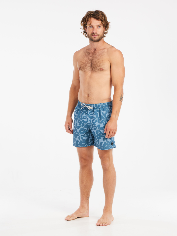 Protest Mens Baza Beach Shorts - Raku Blue