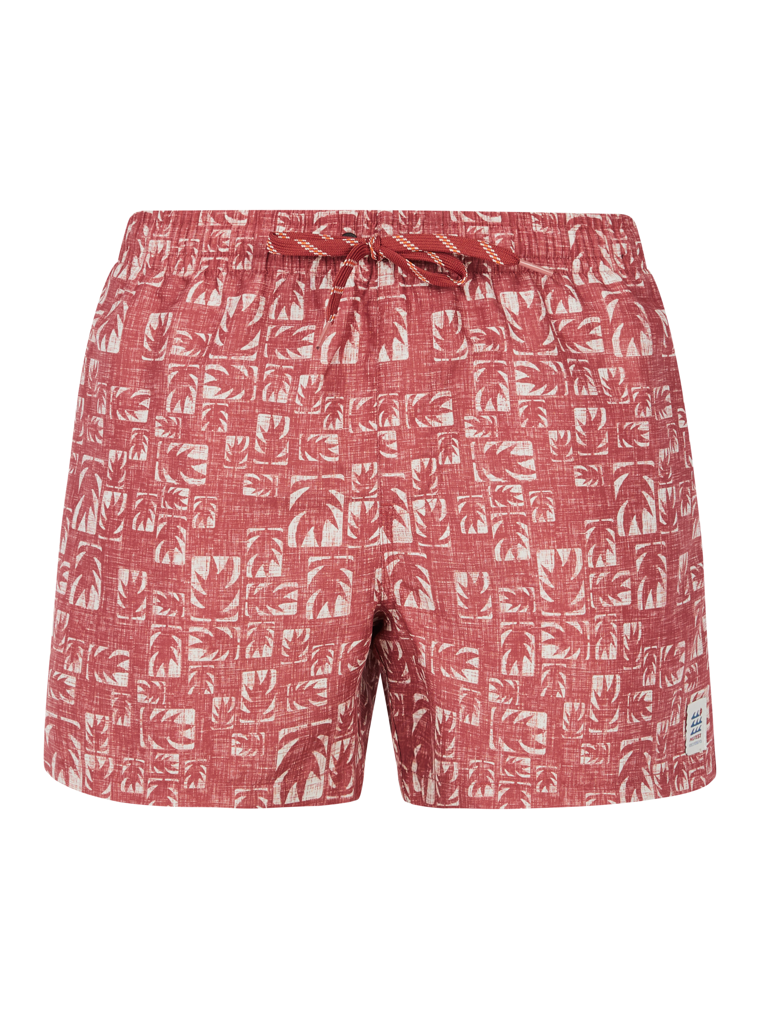 Protest Mens Tifton Beach Shorts - Brick Red