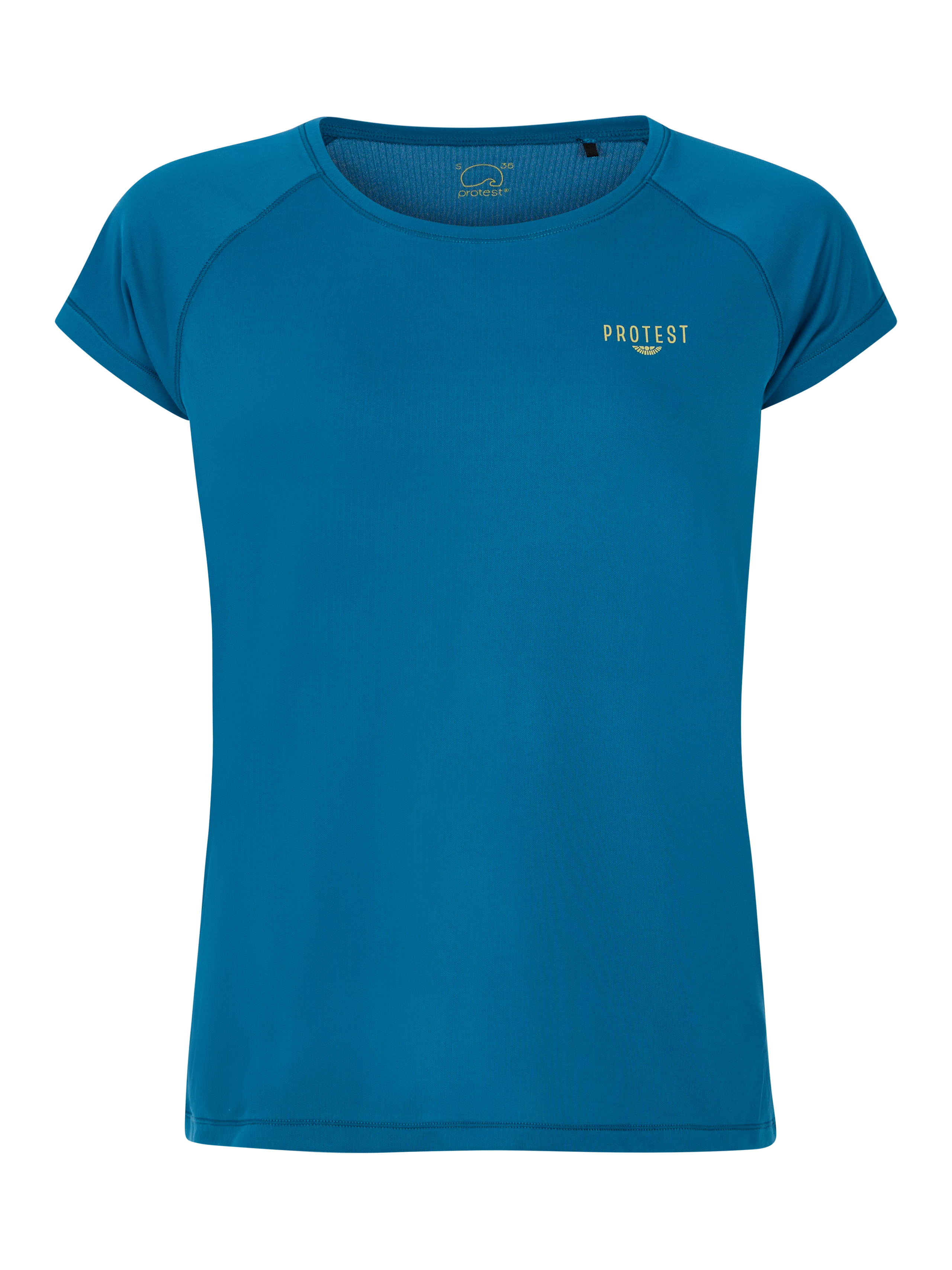 Protest Womens Happy Surf Short Sleeve Surf T-Shirt - Surfing Blue