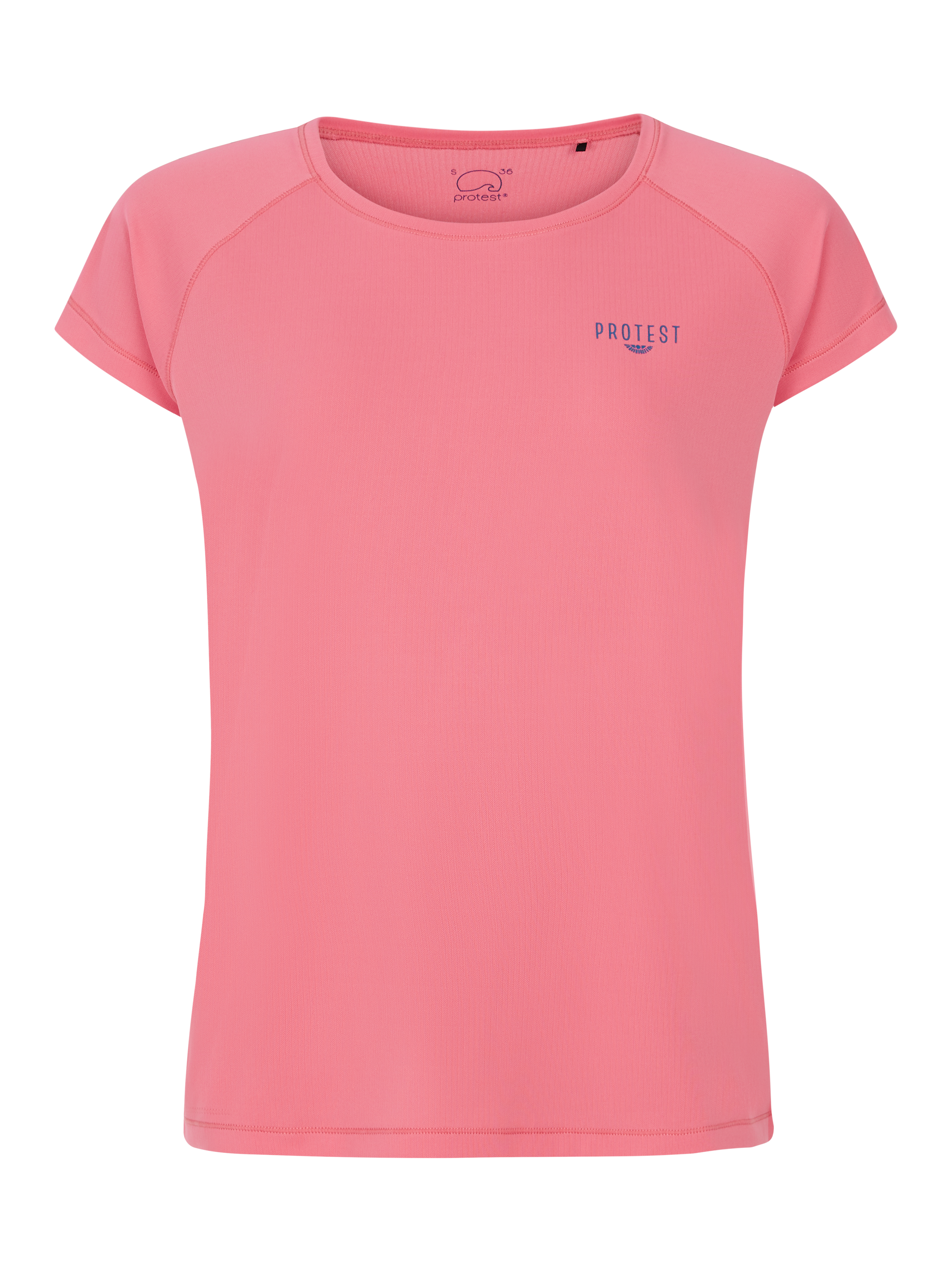 Protest Womens Happy Surf Short Sleeve Surf T-Shirt - Guava Pink