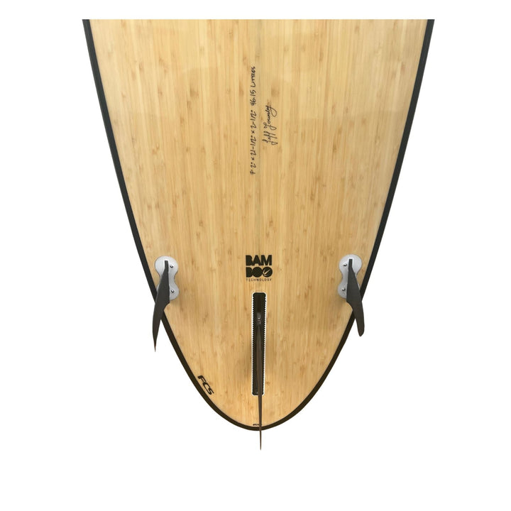 7ft 2 Bamboo Round Tail Mini Mal Surfboard | Circle One