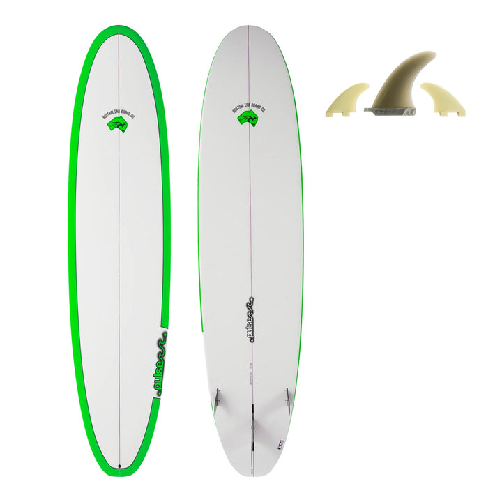 8ft Pulse Squash Tail Mini Mal Surfboard (Fins Included) | Australian Board Co