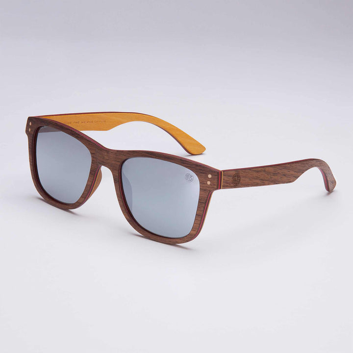 Fistral Wood Grain Polarised Sunglasses