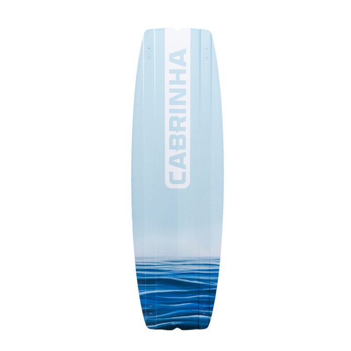 Cabrinha Ace premium kiteboard with paulownia wood core, designed for versatile all-condition freeride performance.