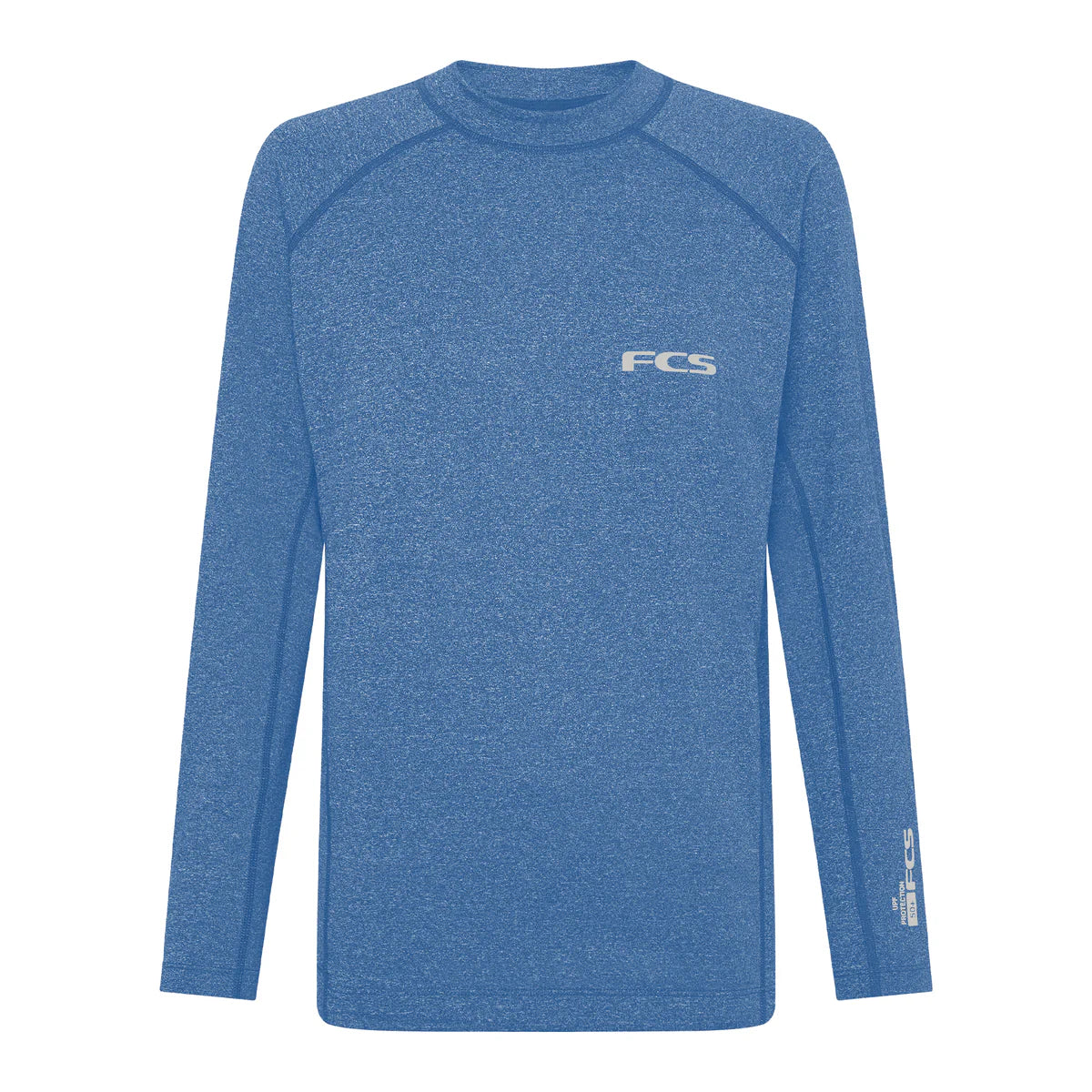 FCS Essential Long Sleeve Rash Vest - Tranquil Blue