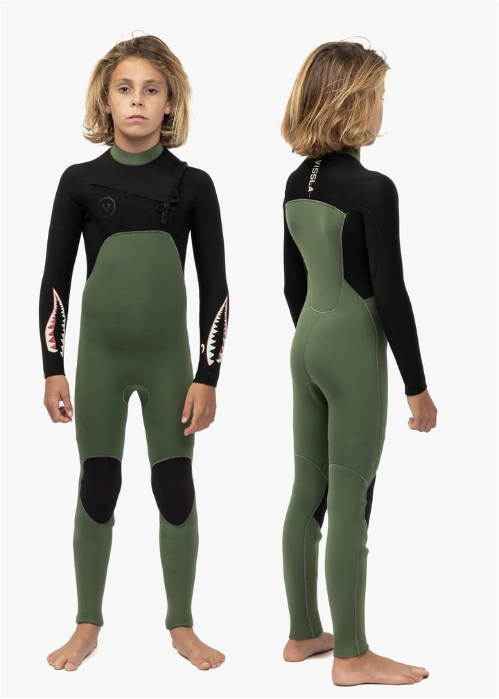 7 Seas boys 3-2 Chest Zip Wetsuit | Vissla