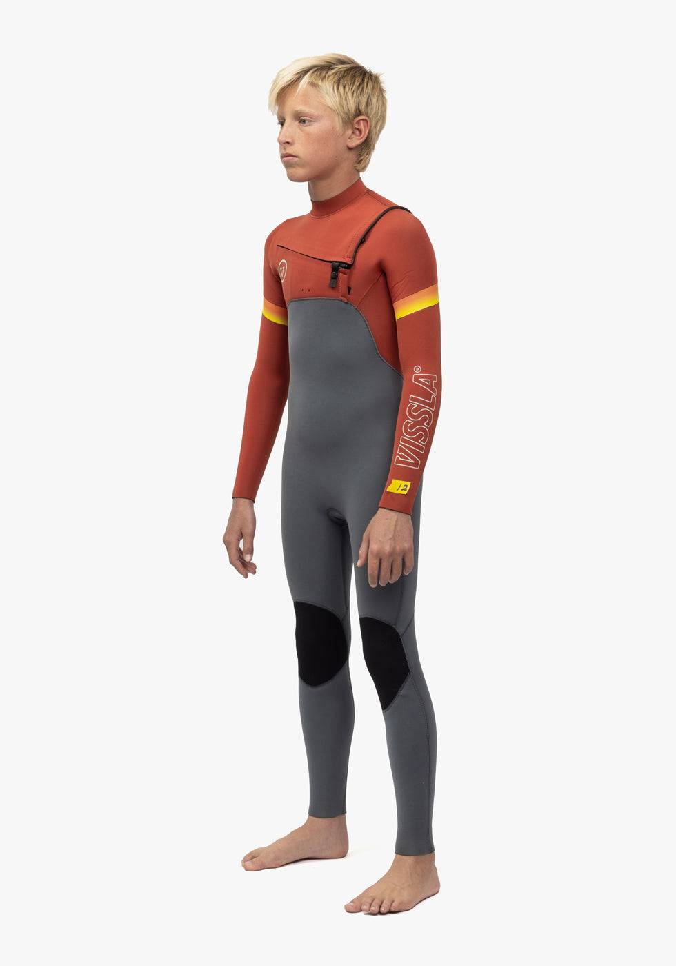 Vissla 7 Seas Boys Raditude 3/2mm Chest Zip Wetsuit