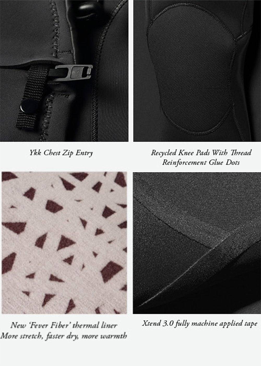 Vissla 7 Seas Boys 4/3mm Chest Zip Wetsuit