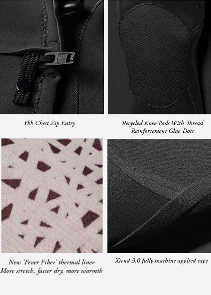 Vissla 7 Seas Boys 4/3mm Chest Zip Wetsuit