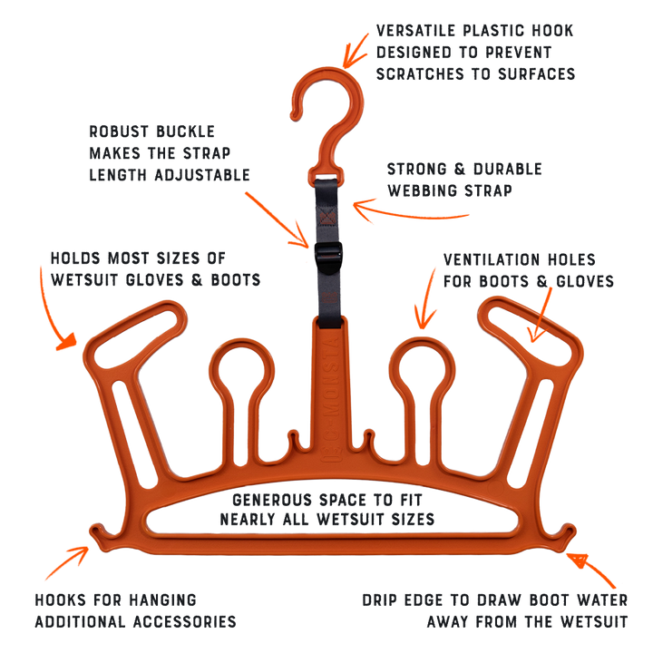 C-Monsta Wetsuit Hanger V2 - Orange