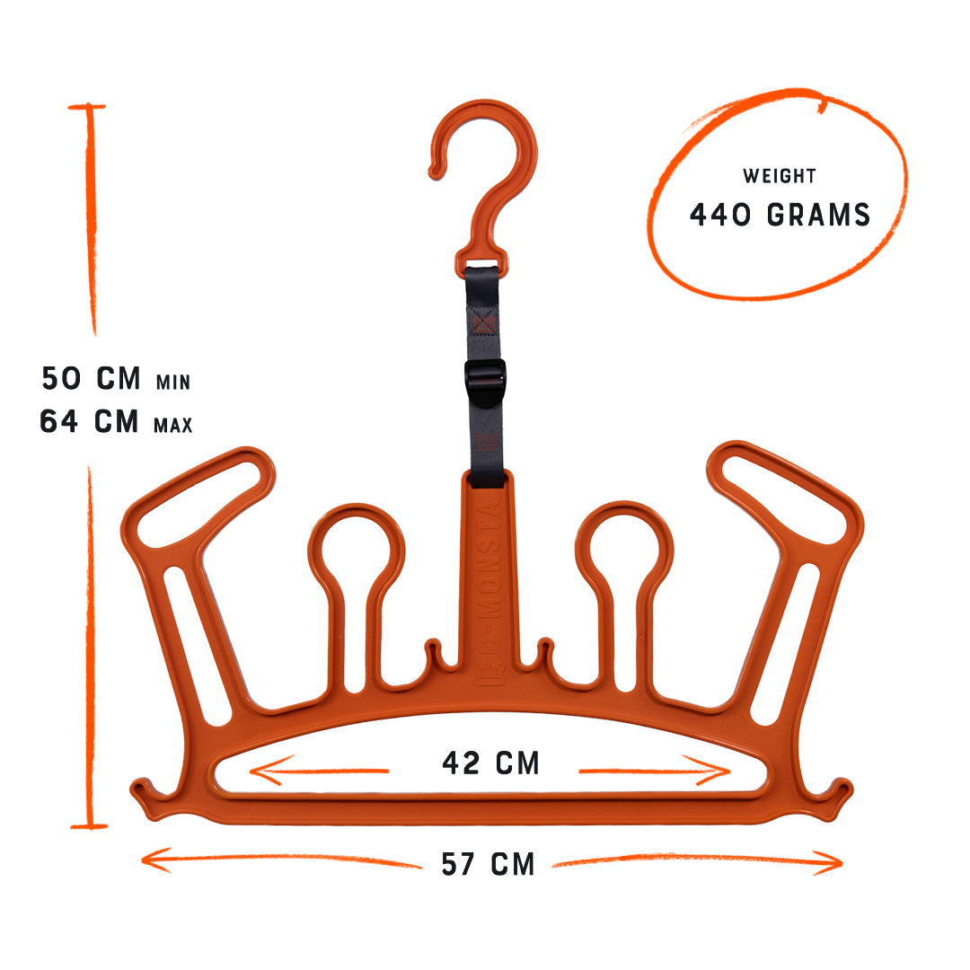 C-Monsta Wetsuit Hanger V2 - Orange