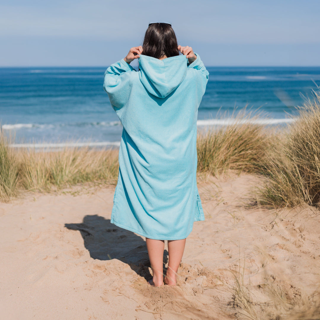Microfibre Towel Changing Robe | Sky Blue