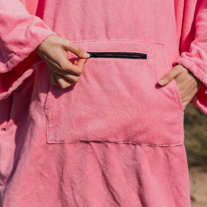 Microfibre Towel Changing Robe | Pink
