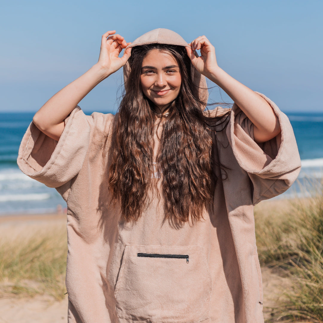 Microfibre Towel Changing Robe | Sand