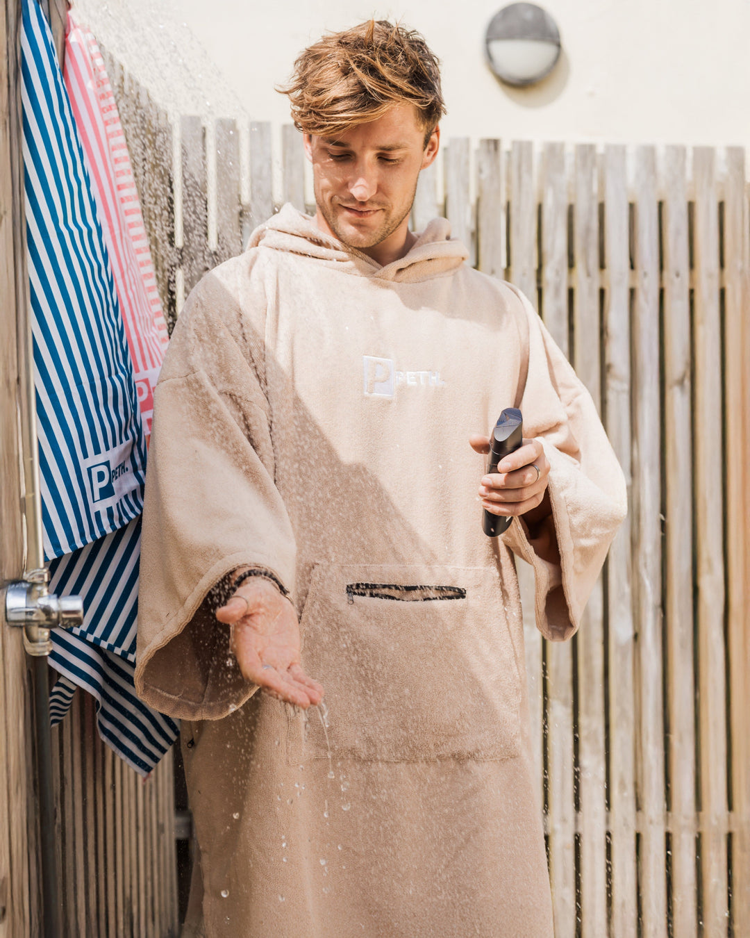 Microfibre Towel Changing Robe | Sand