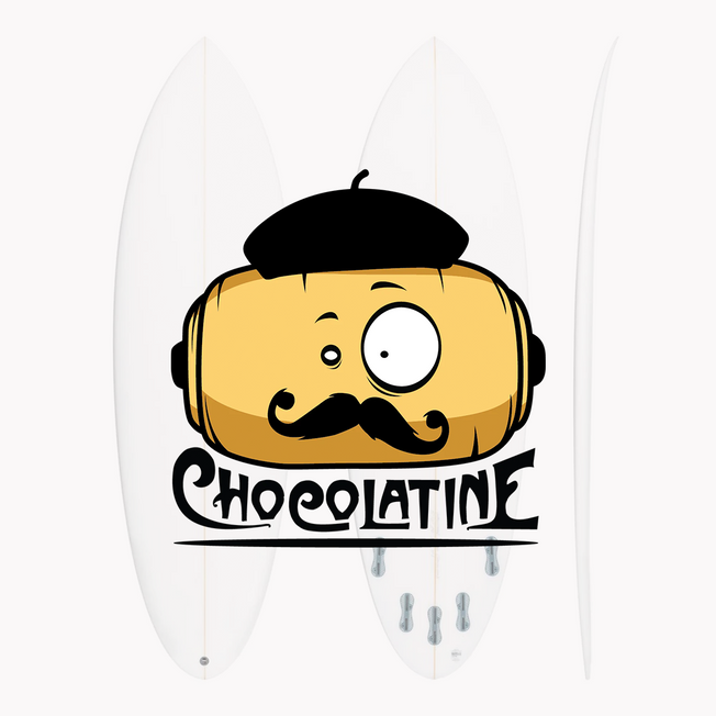 Christiaan Bradley Surfboard Chocolatine
