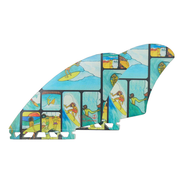 Captain Fin Co - Andy Davis Keel - Large - Multi (Futures)