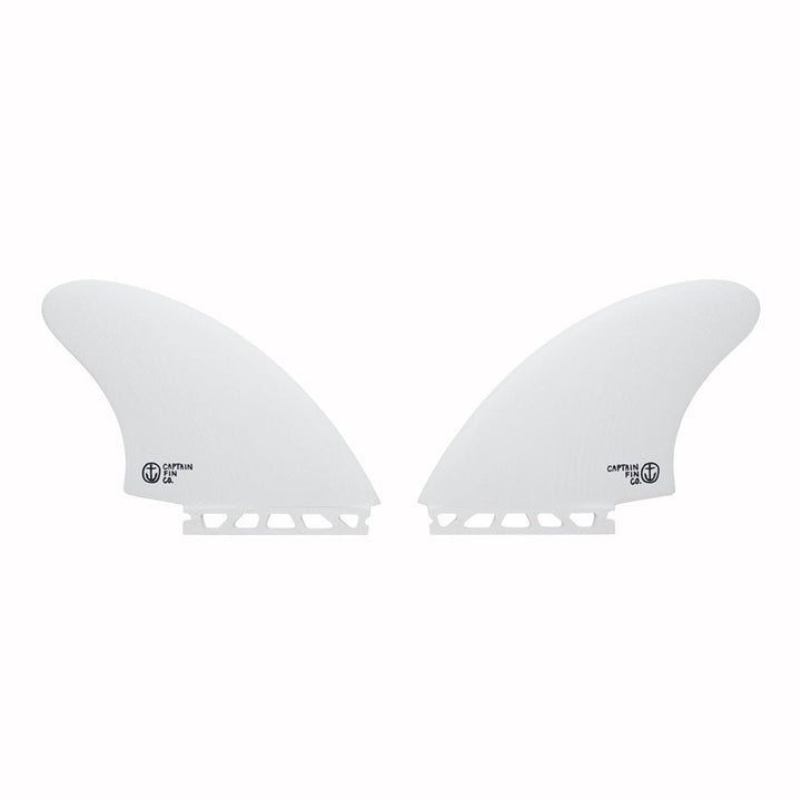 Captain Fin Co - CF Twin Keel - Large - White (Futures)