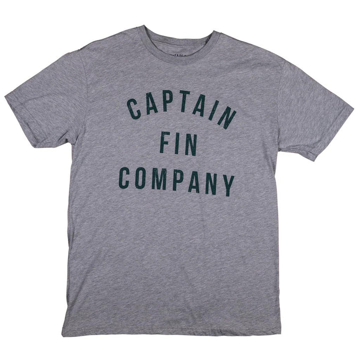 Captain Fin Co - College Tee - Heather Grey