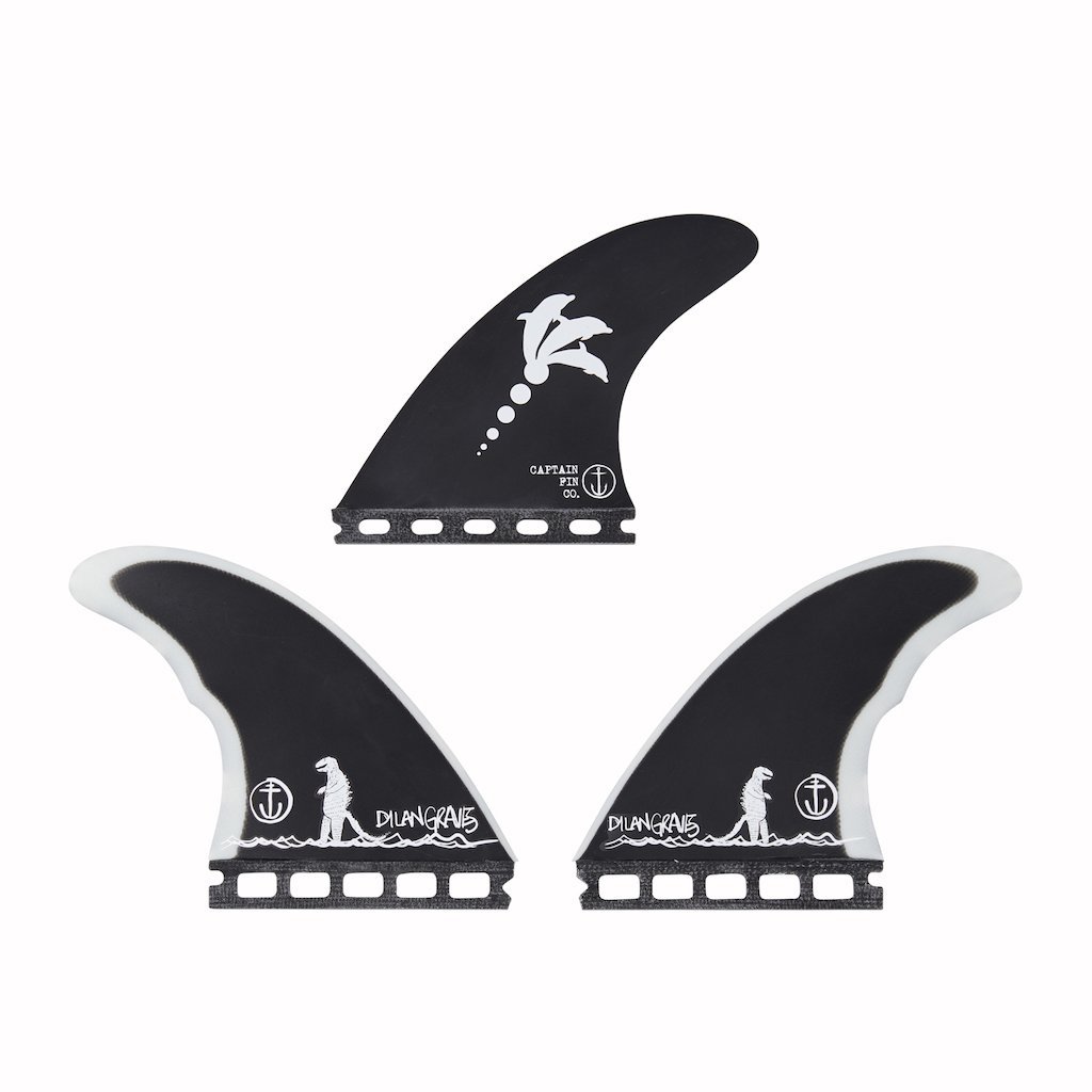 Captain Fin Co - Dylan Gravezilla Tri - Medium  - Black (Futures)