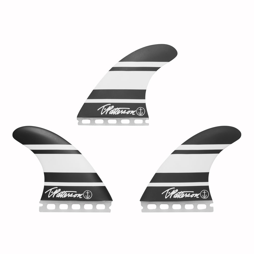 Captain Fin Co - Timmy Patterson Tri - Medium - Black/White (Futures)