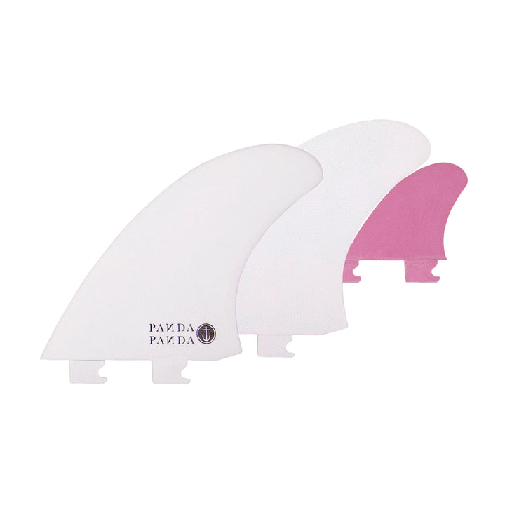 Panda Twin + Trailer  | Large | White/Pink (Snap-In / FCS II)