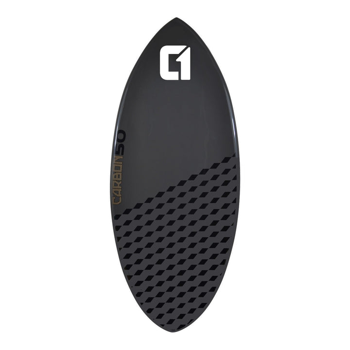 50-56inch Carbon Fibre Epoxy Skimboard Cobalt Grey | Circle One