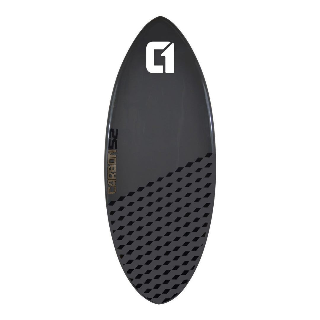 50-56inch Carbon Fibre Epoxy Skimboard Cobalt Grey | Circle One