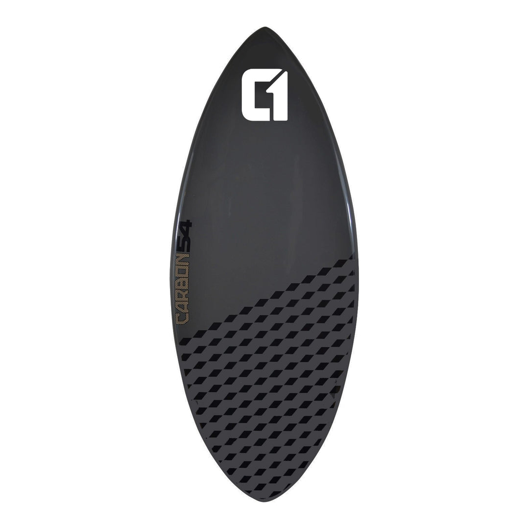 50-56inch Carbon Fibre Epoxy Skimboard Cobalt Grey | Circle One