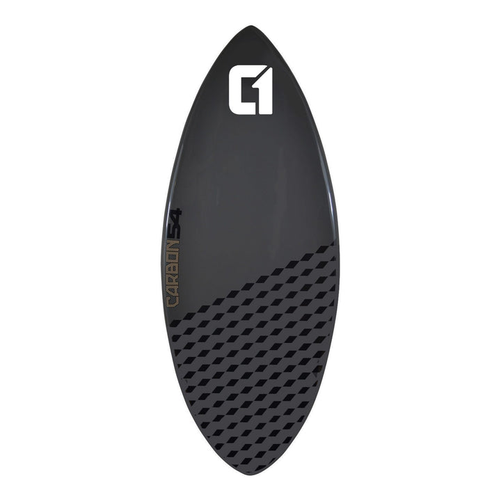 50-56inch Carbon Fibre Epoxy Skimboard Cobalt Grey | Circle One