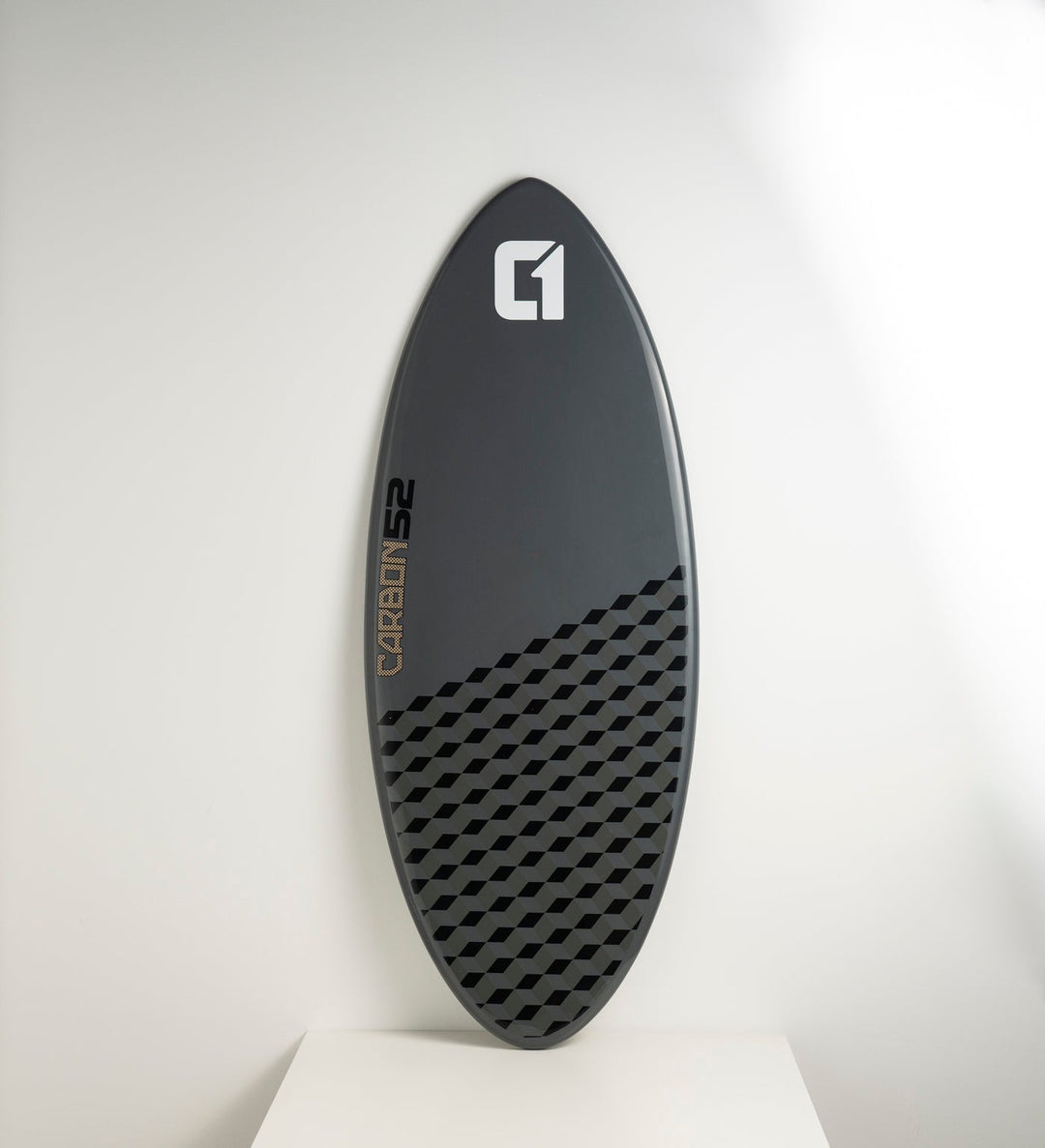 50-56inch Carbon Fibre Epoxy Skimboard Cobalt Grey | Circle One