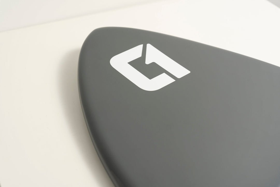 50-56inch Carbon Fibre Epoxy Skimboard Cobalt Grey | Circle One