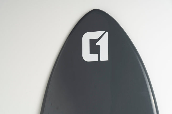 50-56inch Carbon Fibre Epoxy Skimboard Cobalt Grey | Circle One