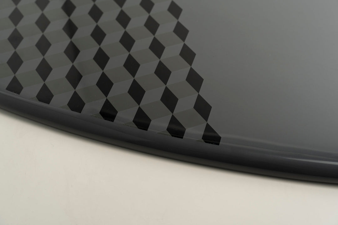 50-56inch Carbon Fibre Epoxy Skimboard Cobalt Grey | Circle One