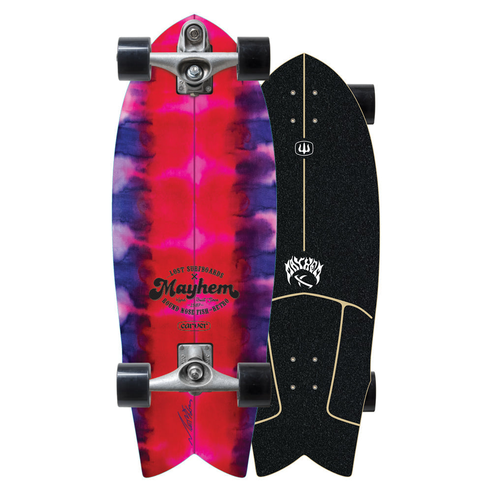 Carver Skateboards - 29.5" ...Lost RNF Retro Tie Dye - C7 Complete