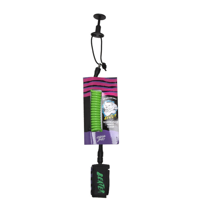 Catch Surf - Beater Bodyboard Leash - Green &amp; Purple