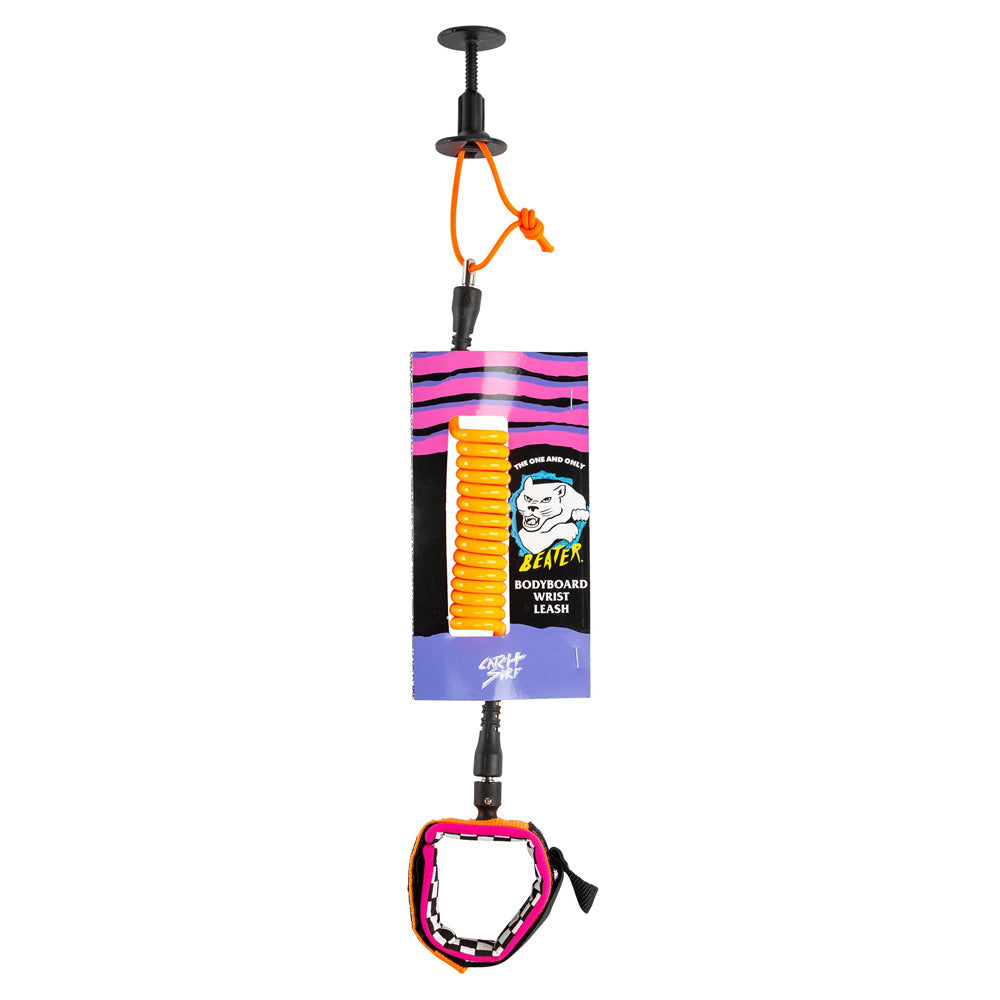 Catch Surf - Beater Bodyboard Leash - Orange &amp; Pink
